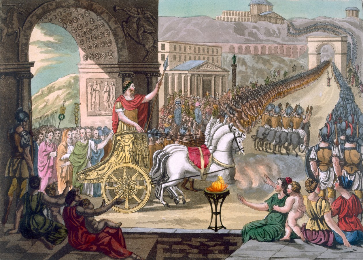 A Roman Triumph, kuvitus "L