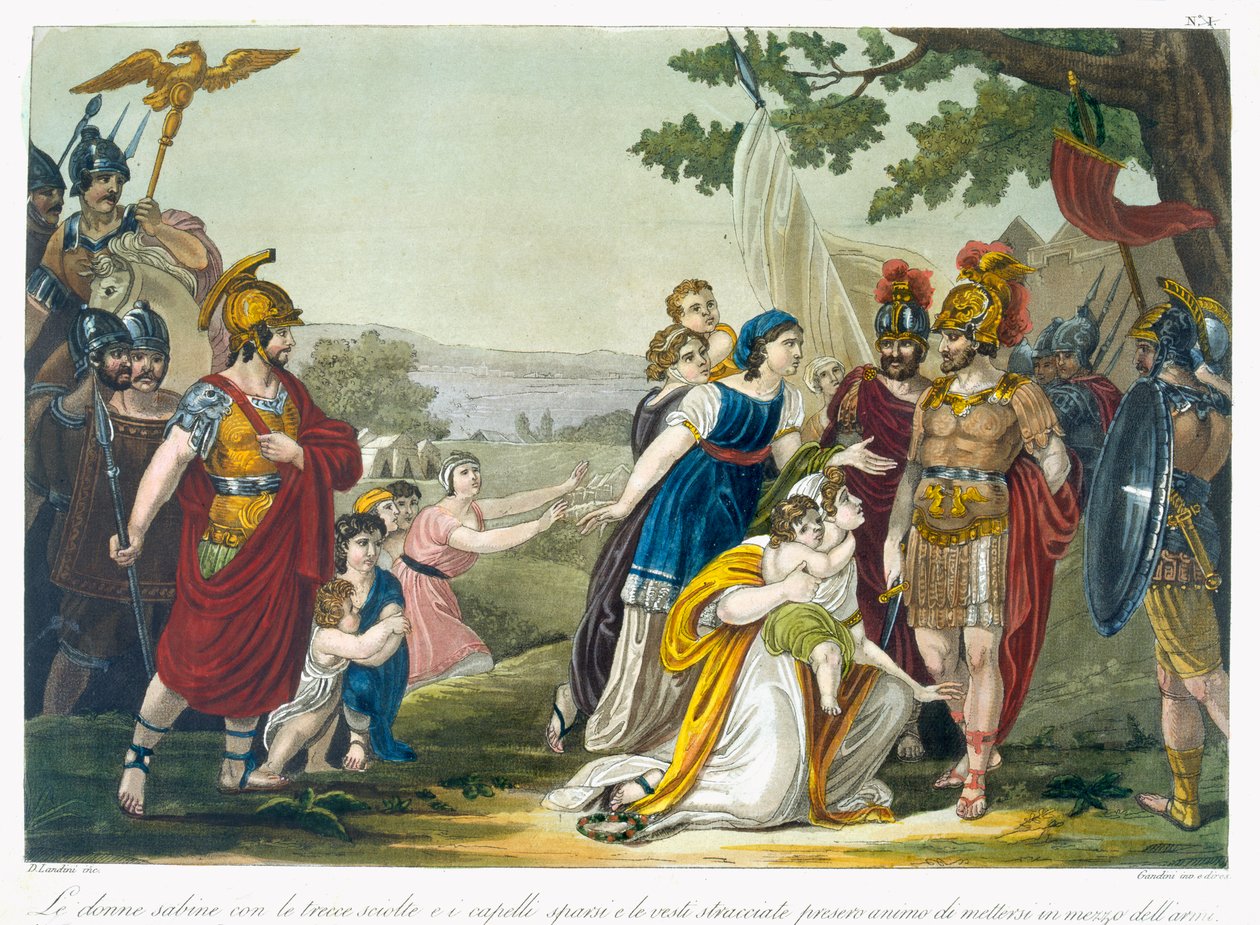 The Sabine Women, kuvitus 