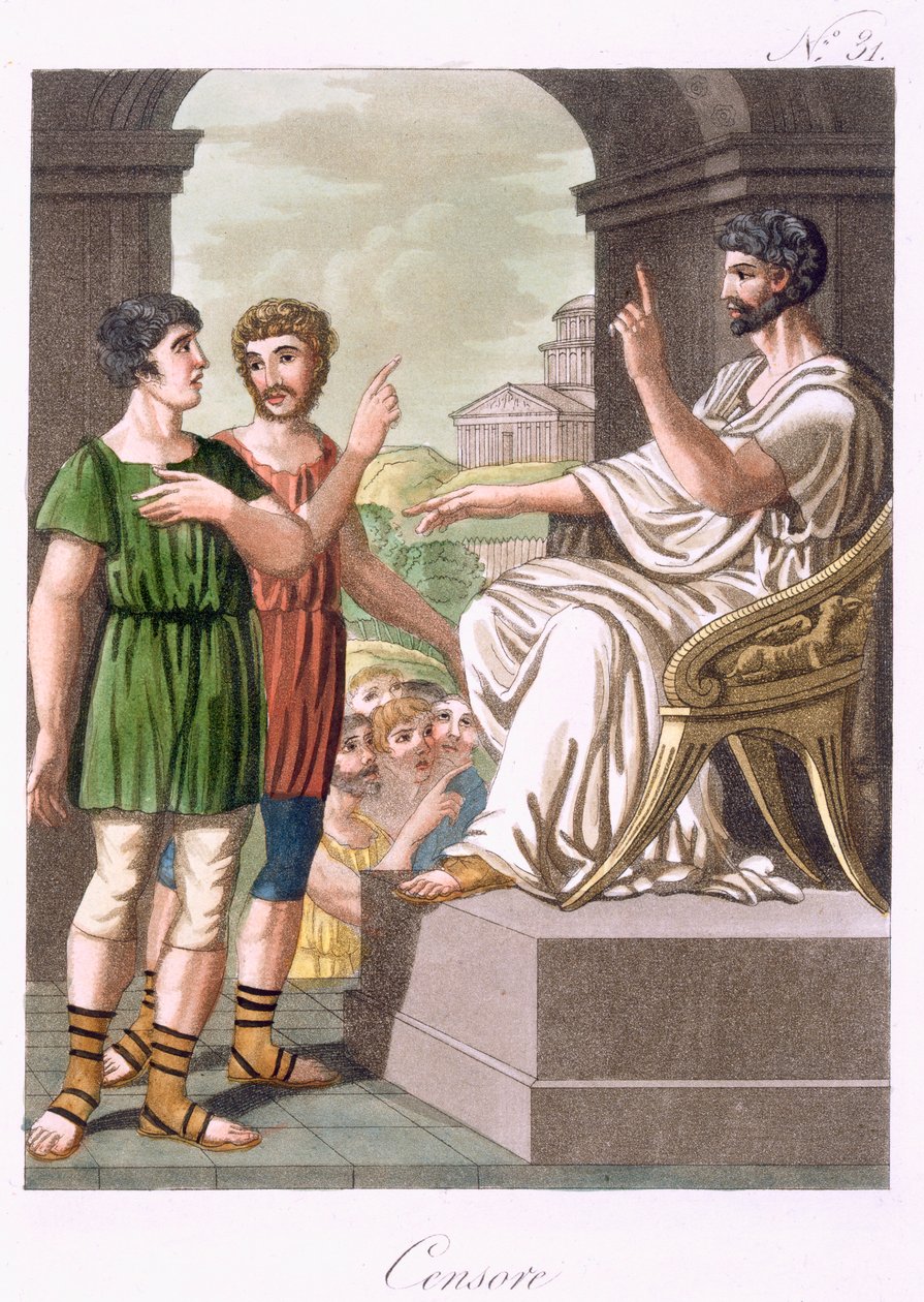 Rooman sensuuri, kuvitus "L