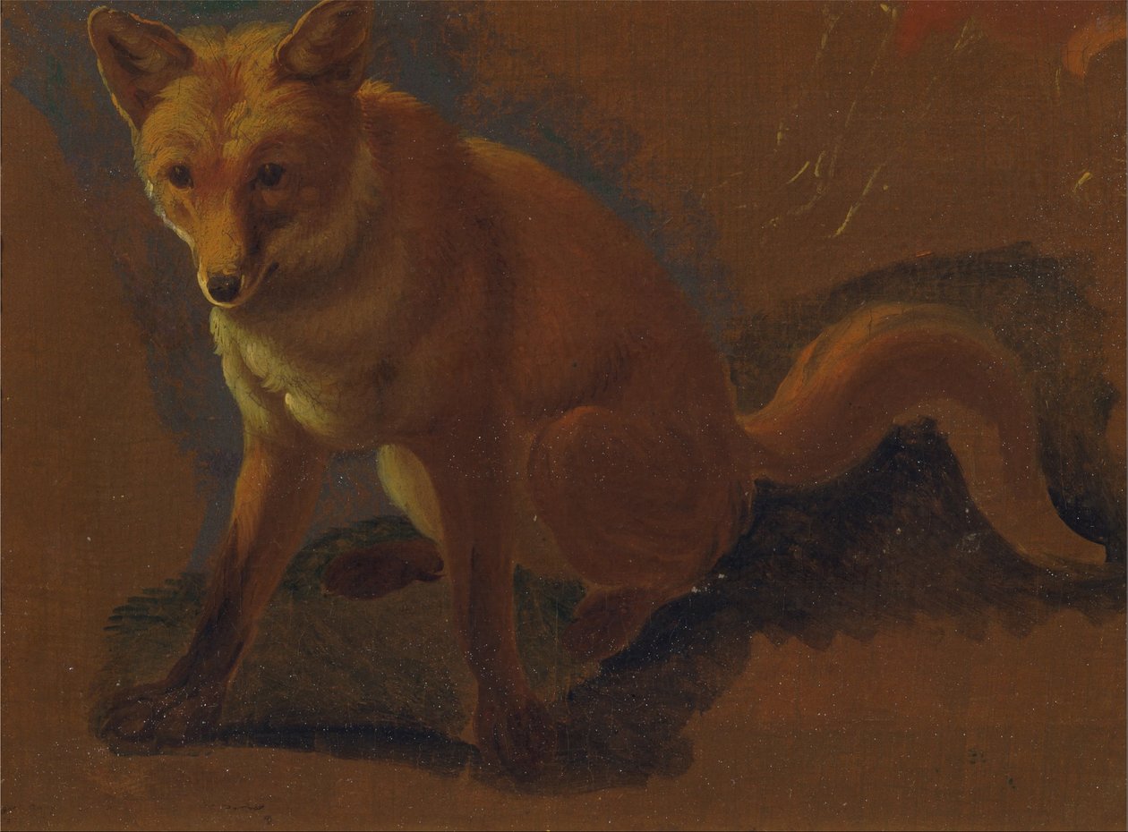 Tutkimus kettu tekijältä Jacques Laurent Agasse