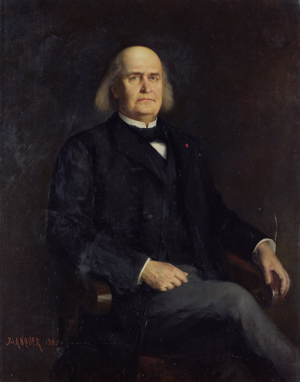 Charles Leconte de Lislen (1818-94) muotokuva 1885 tekijältä Jacques Leonard Blanquer