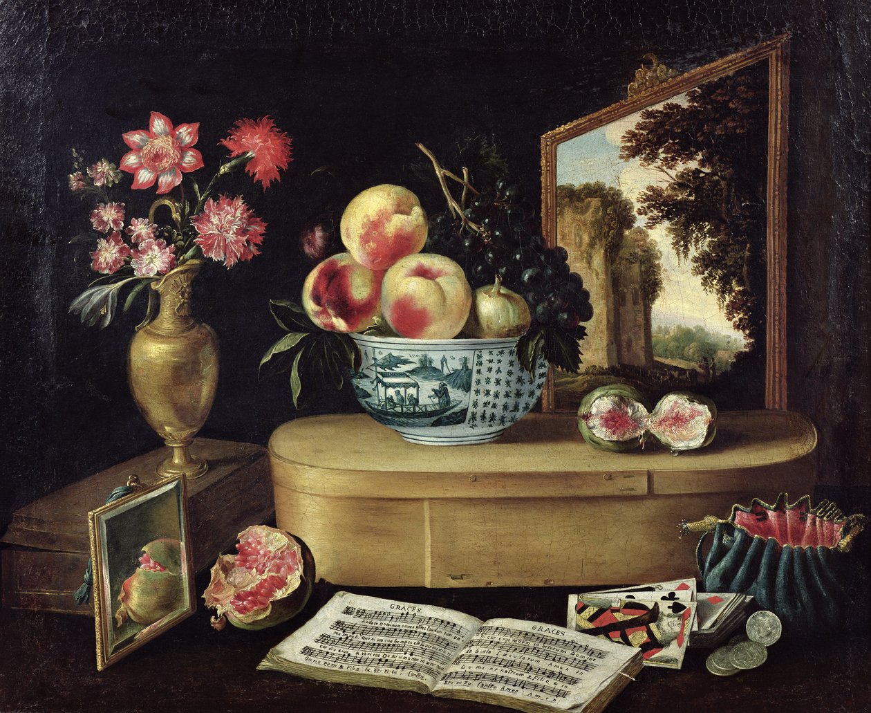 Viisi aistia, 1638 tekijältä Jacques Linard