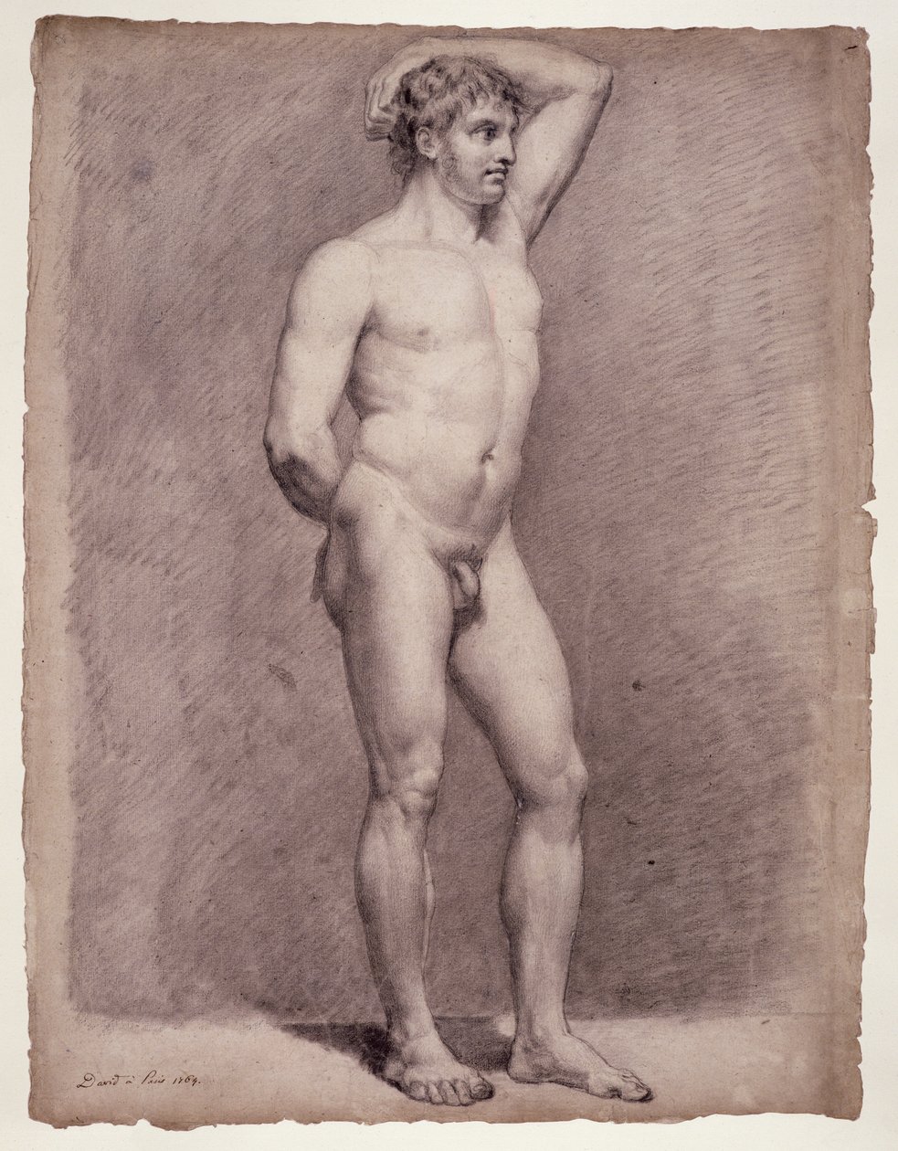 Akatemiatutkimus miesalastosta tekijältä Jacques Louis David