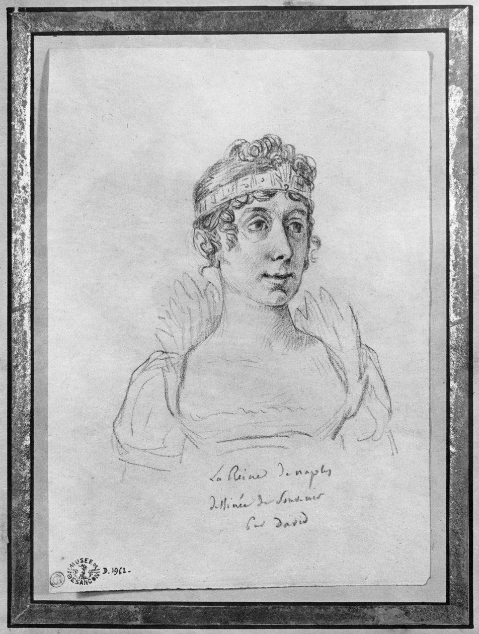 Caroline Bonaparte, Napolin kuningatar tekijältä Jacques Louis David