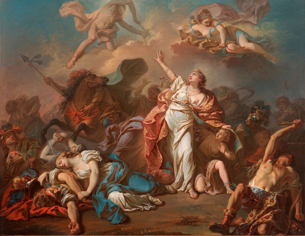 Nioben lapset tekijältä Jacques Louis David