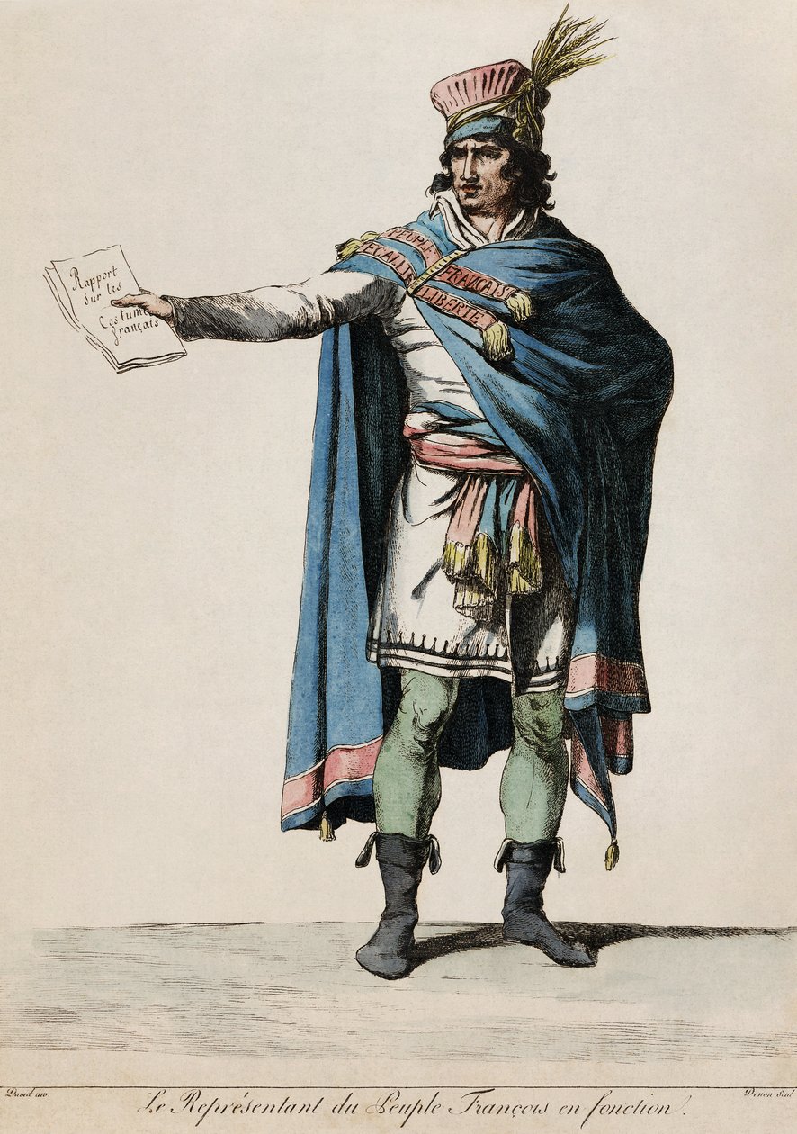 Le représentant du peuple François en fonction tekijältä Jacques Louis David