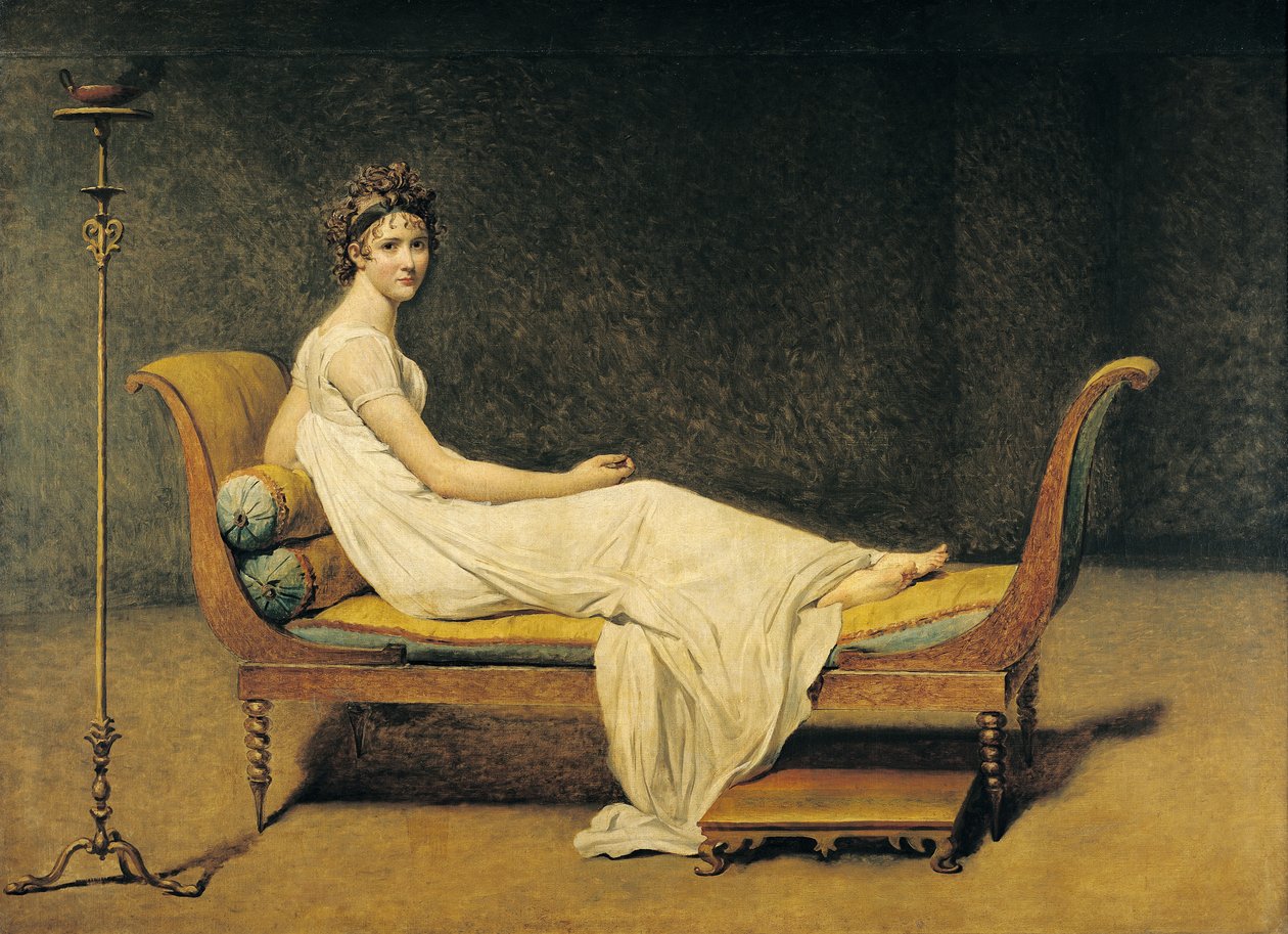 Madame Recamier, 1800 tekijältä Jacques Louis David