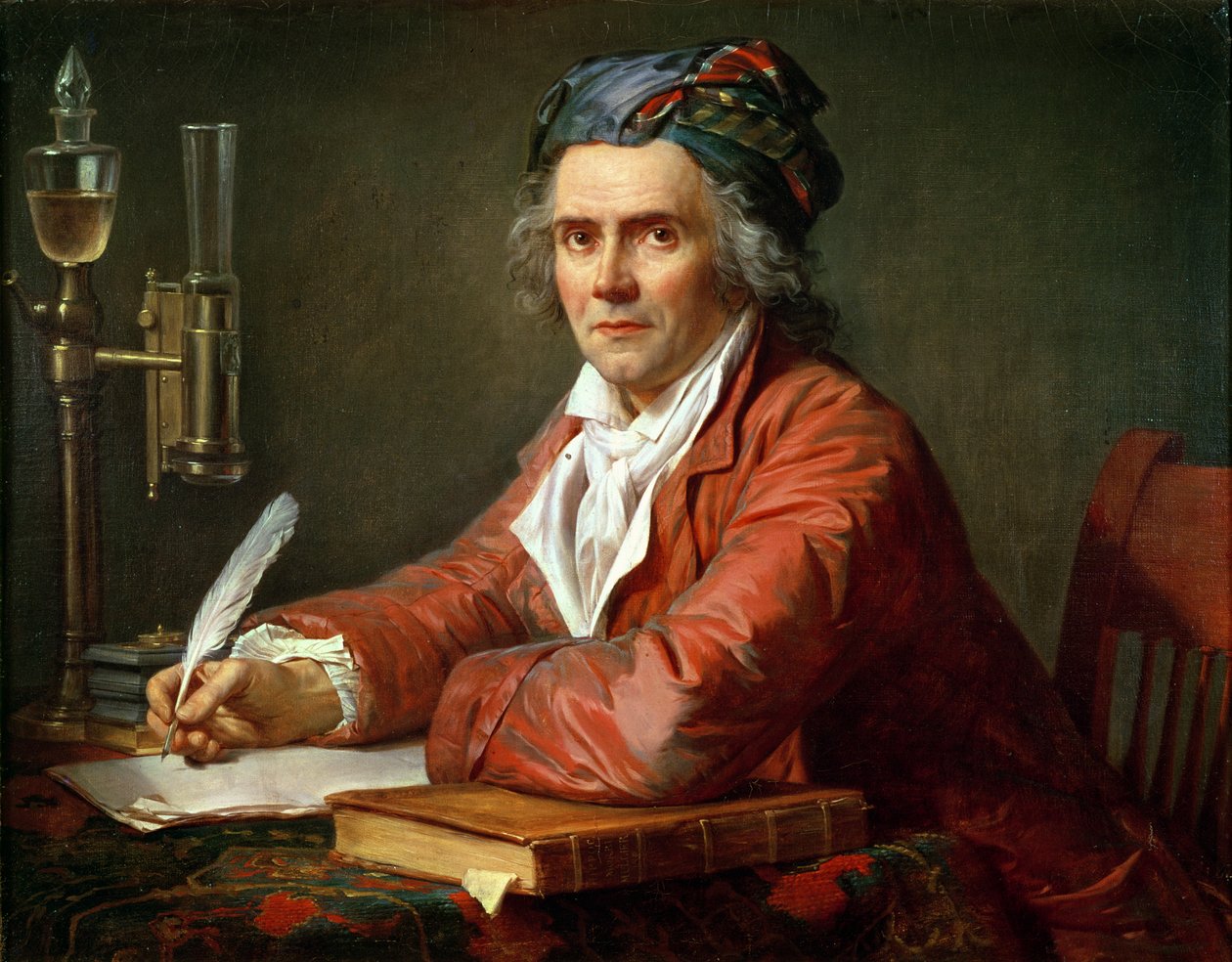Alphonse Leroyn muotokuva, 1783 tekijältä Jacques Louis David