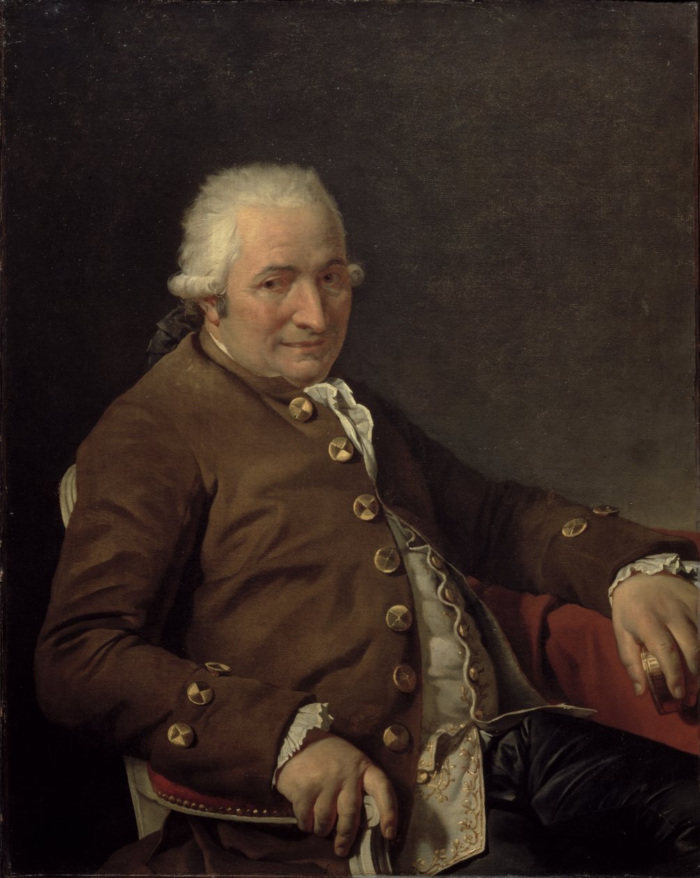 Charles-Pierre Pecoulin muotokuva, 1784 tekijältä Jacques Louis David