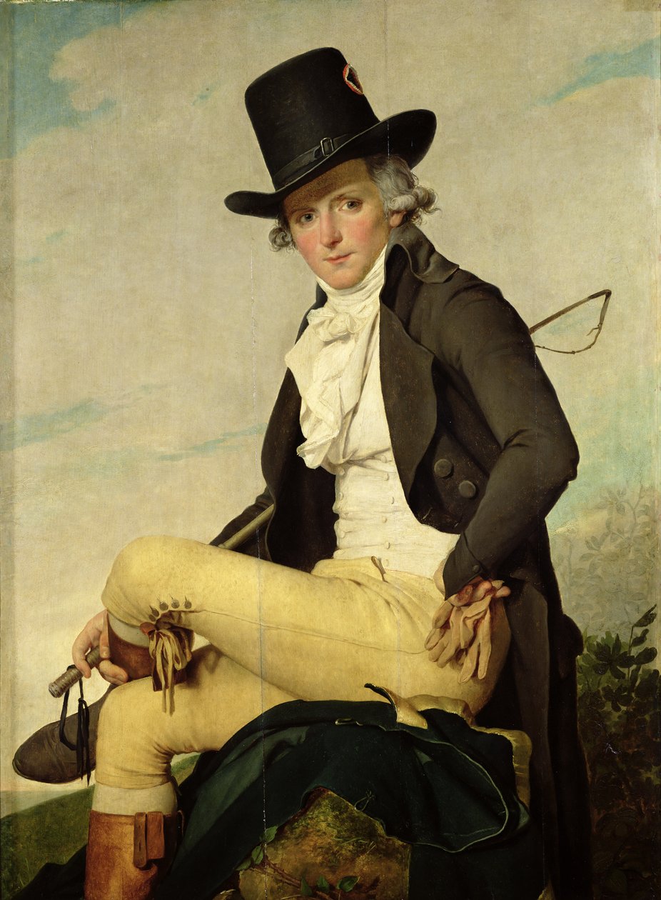 Pierre Seriziatin (1757-1847) muotokuva taiteilijan lankosta, 1795 tekijältä Jacques Louis David