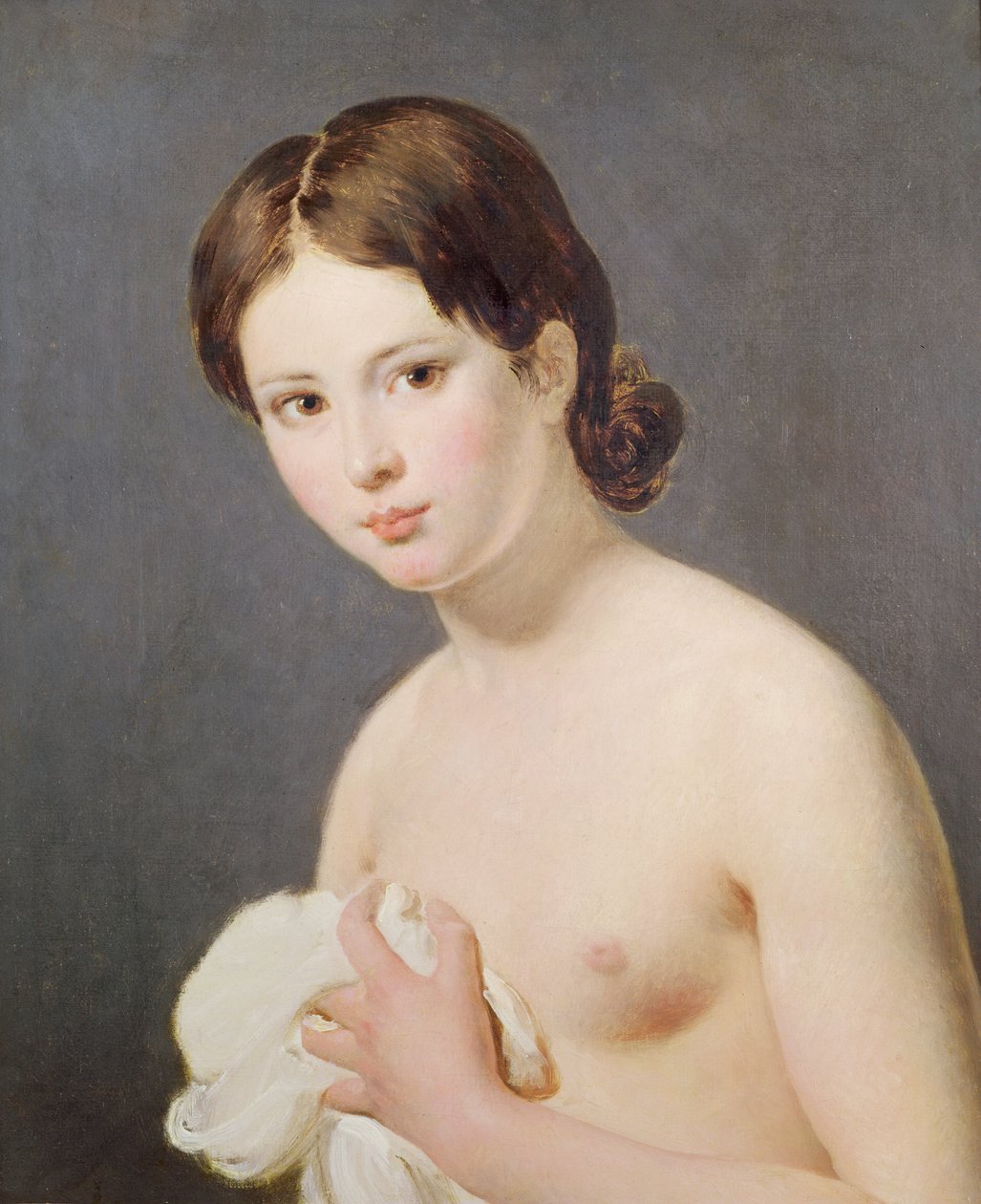 Nuoren tytön muotokuva. c. 1795 tekijältä Jacques Louis David