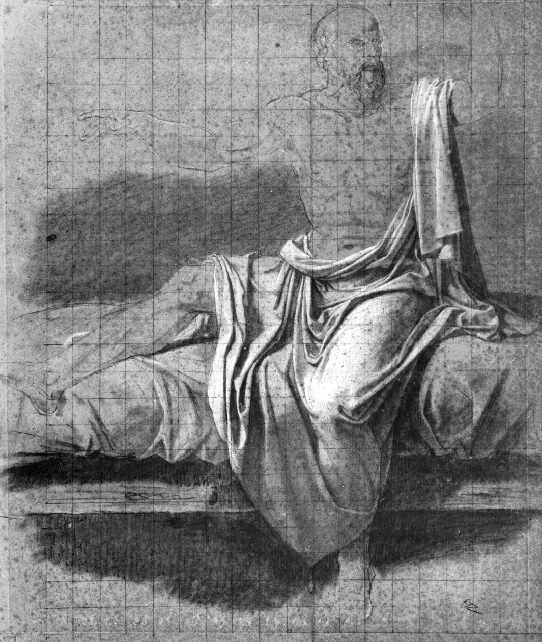 Tutkimus Sokrateen kuolemasta tekijältä Jacques Louis David