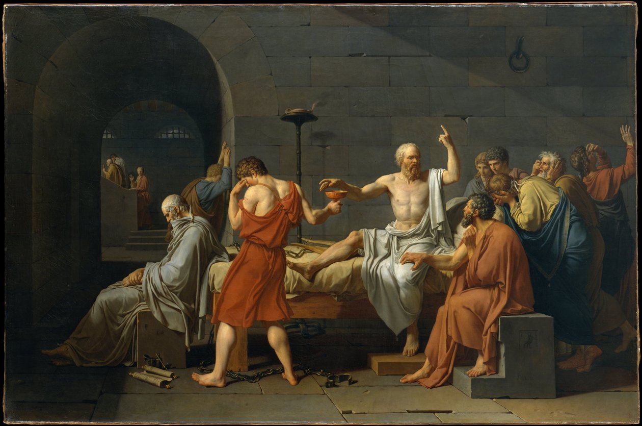 Sokratesin kuolema tekijältä Jacques Louis David