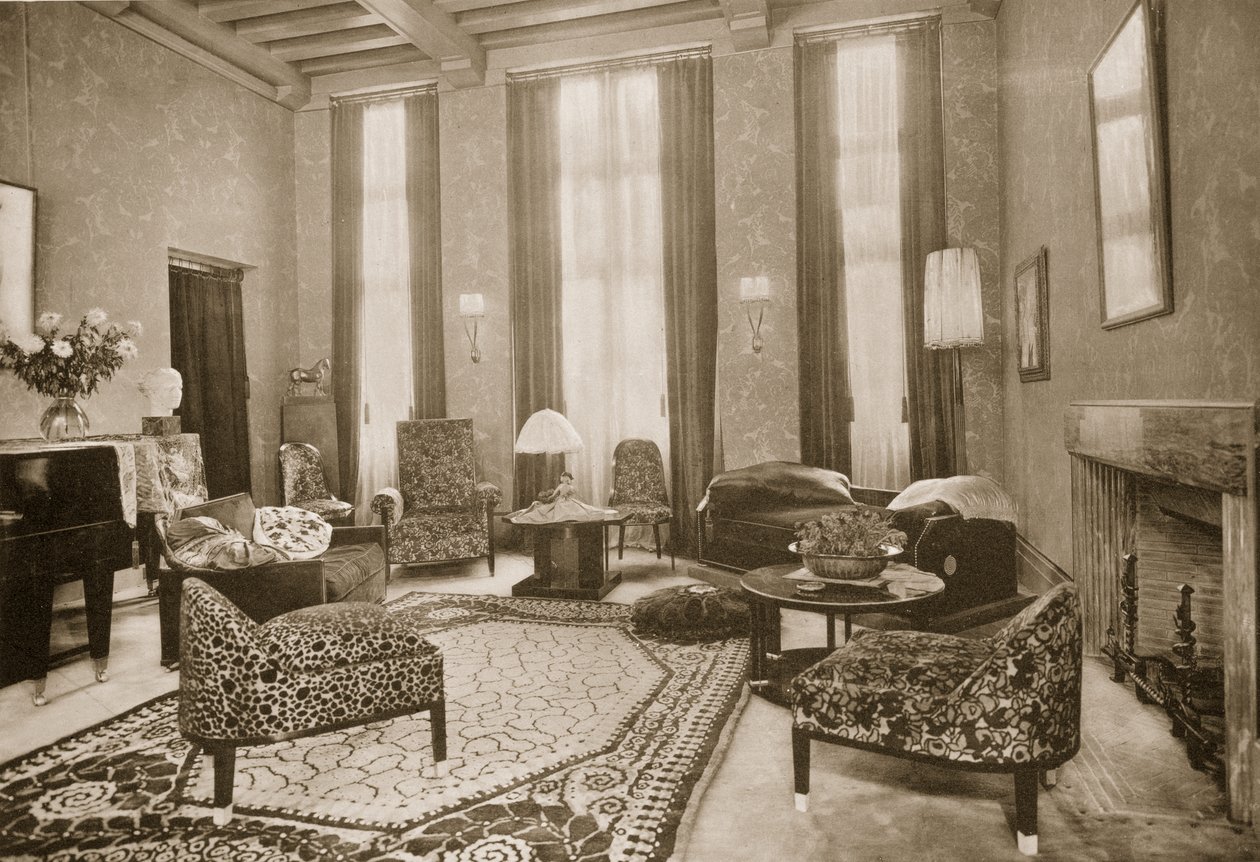 Lounge, 1930 tekijältä Jacques Emile Ruhlmann