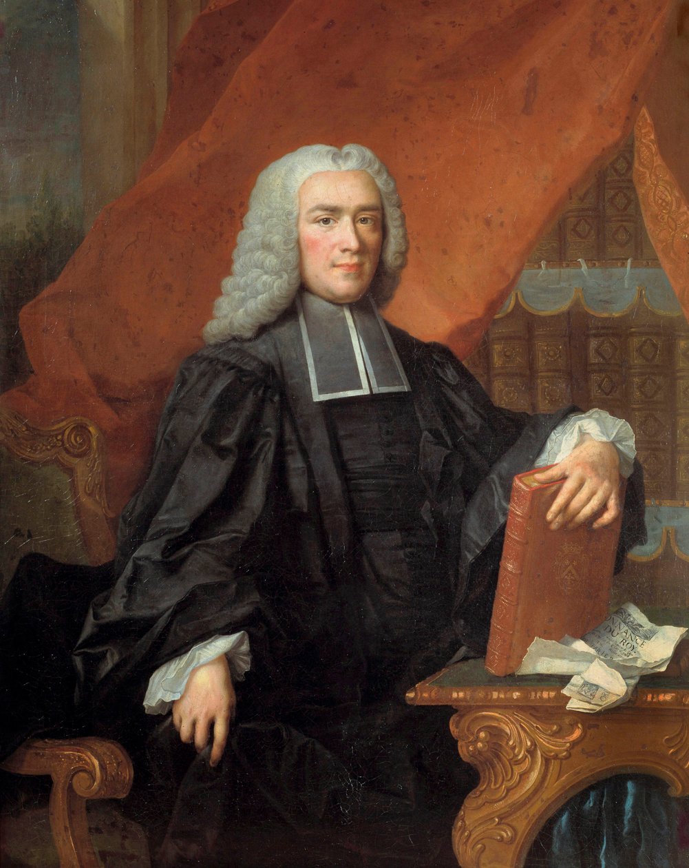 Nicolas Rene Berryerin (1703-1762) poliisiluutnantin muotokuva Jacques Francois (Jacques-François) Delyenin (1684-1761) maalaus 1700-luvun su. 1,05 x 1,38 m Troyes, Kuvataidemuseo - Nicolas Rene Berryerin (1703-1762) muotokuva kenraaliluutnantti o tekijältä Jacques François Delyen