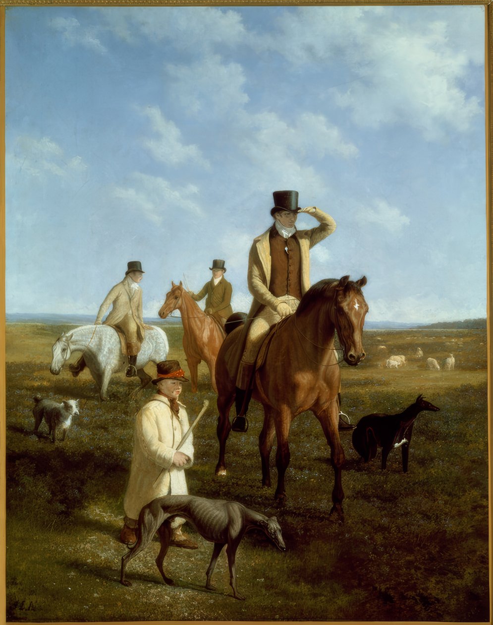 Lord Riversin ja hänen ystäviensä muotokuva tekijältä Jacques-Laurent Agasse