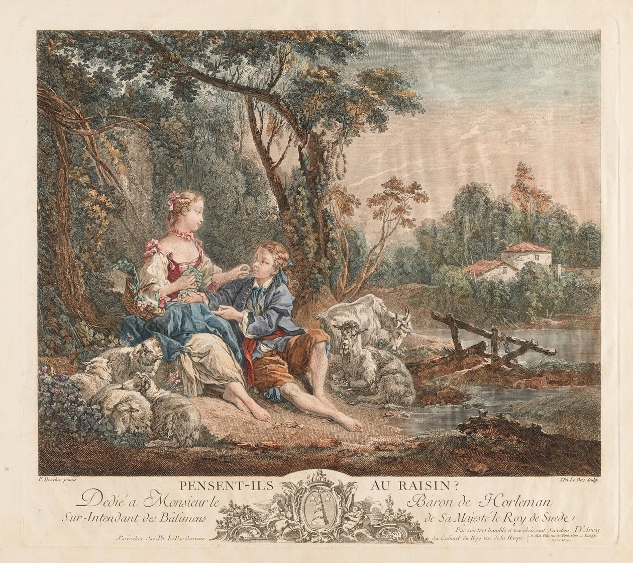 Pensent-ils au Raisin (Ajattelevatko he
viinirypäleitä) tekijältä Jacques-Philippe Le Bas