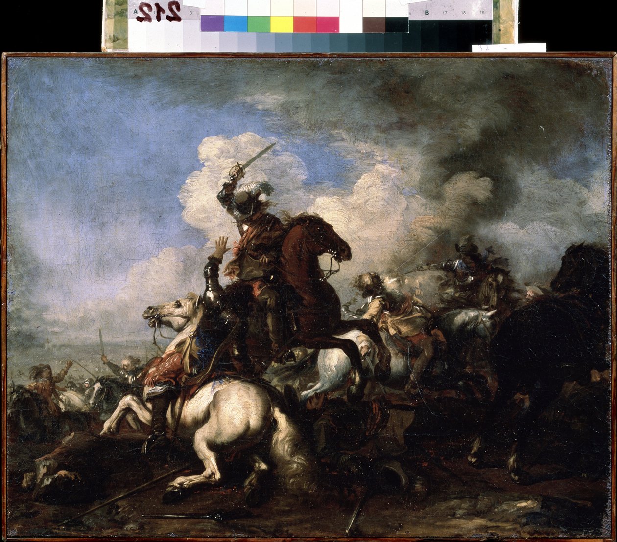 ""Le combat de chevaliers"" (Ratsuväkitaistelu) Jacques Courtois