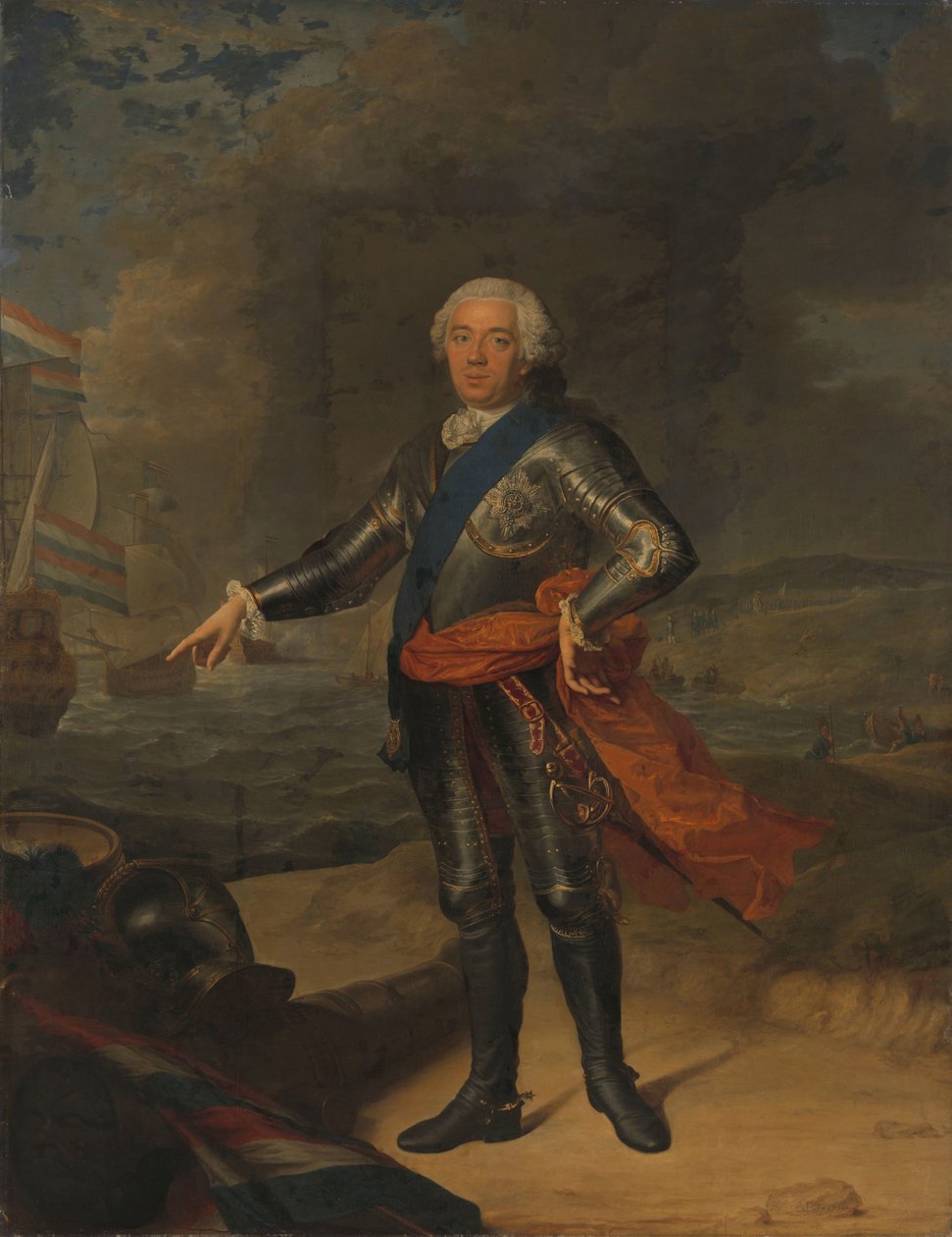 Willem IV (1711-1751), Orange-Nassaun prinssi tekijältä Jacques André Joseph Aved