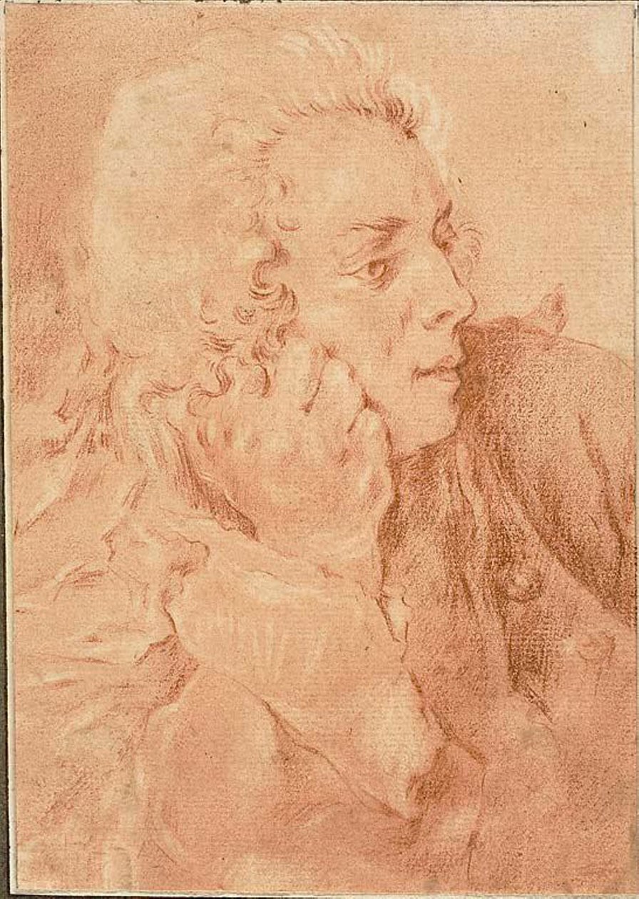 Puolipitkä muotokuva François Boucherista tekijältä Jacques André Portail