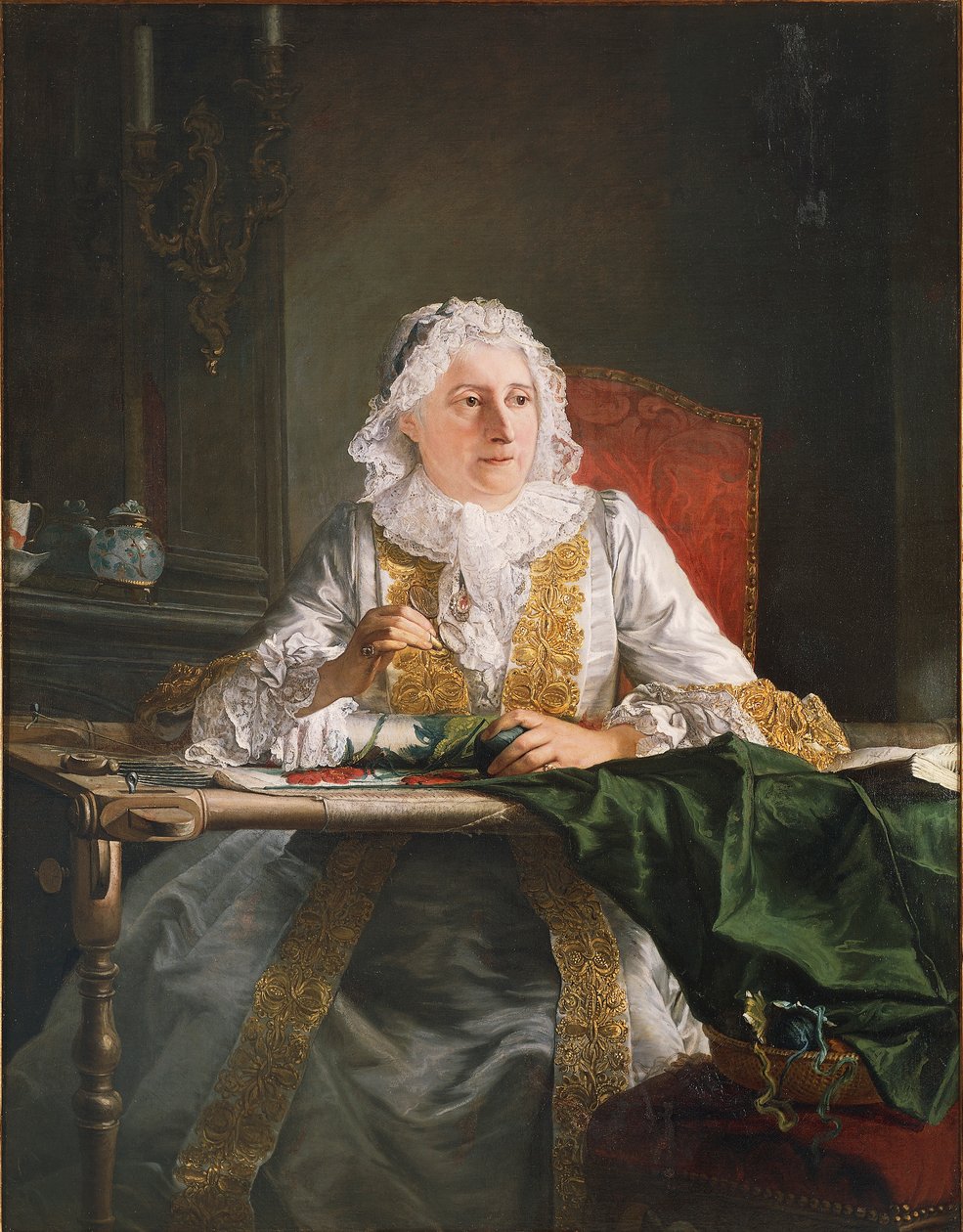 Madame Crozatin muotokuva tekijältä Jacques Andre Joseph Camelot Aved