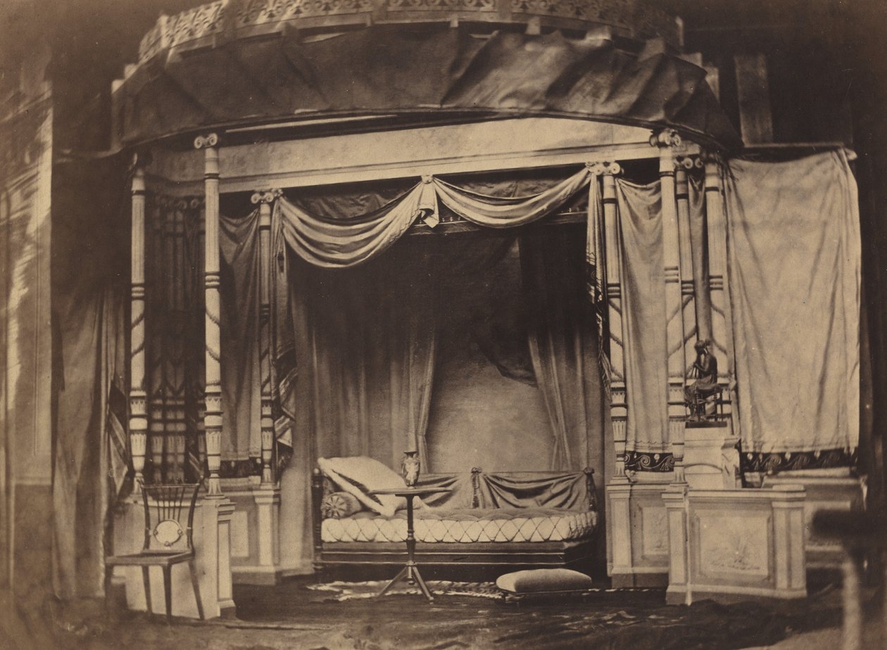 Makuuhuonenäyttely Pariisin yleisnäyttelyssä 1855, 1855. tekijältä Jacques Antoine Moulin