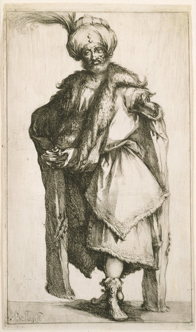 Caspar, n. 1610 (etsaus) tekijältä Jacques Bellange