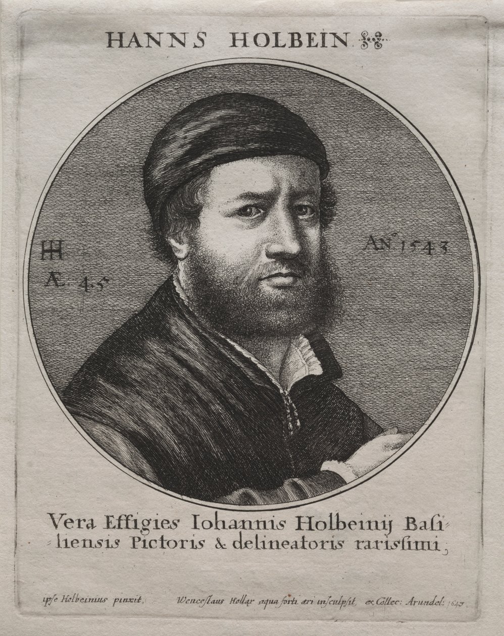 Hans Holbeinin muotokuva tekijältä Jacques Bellange