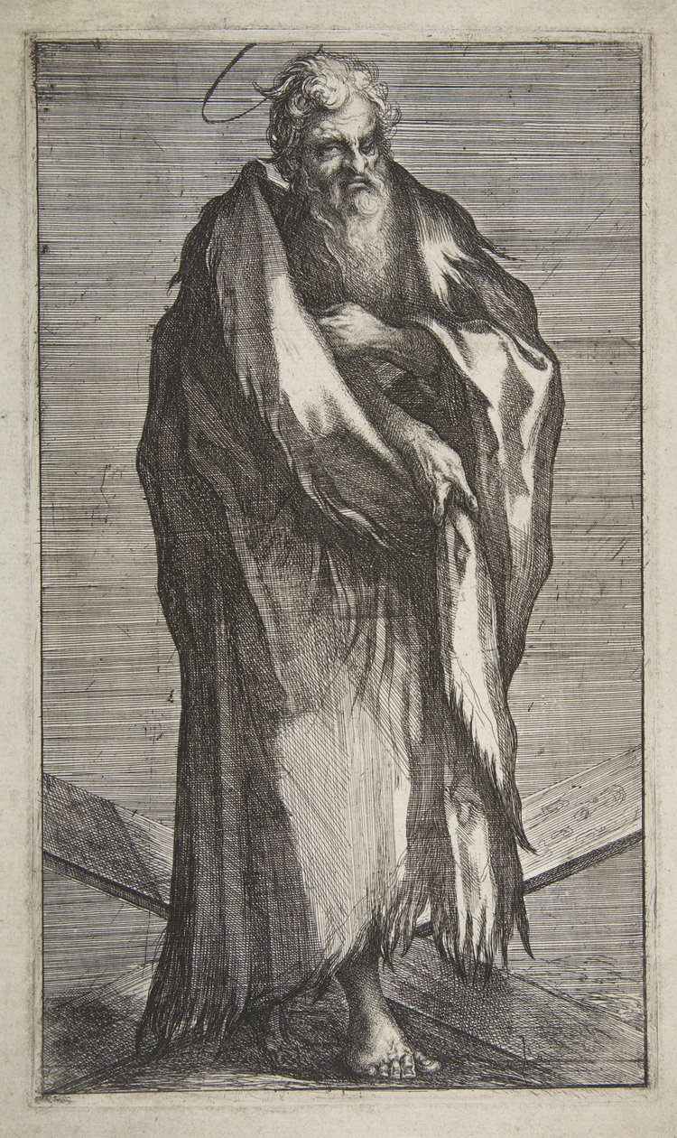 Pyhä Andreas, 1595-1616. tekijältä Jacques Bellange