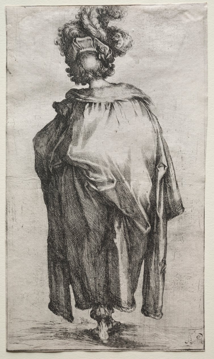 Kolme tietä: Melchior, n. 1615. tekijältä Jacques Bellange