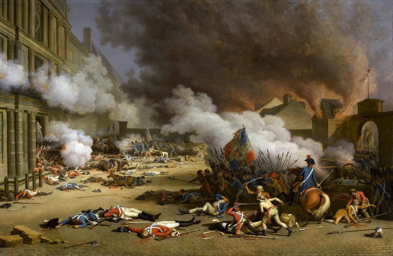 Kapina 10. elokuuta 1792 tekijältä Jacques Bertaux