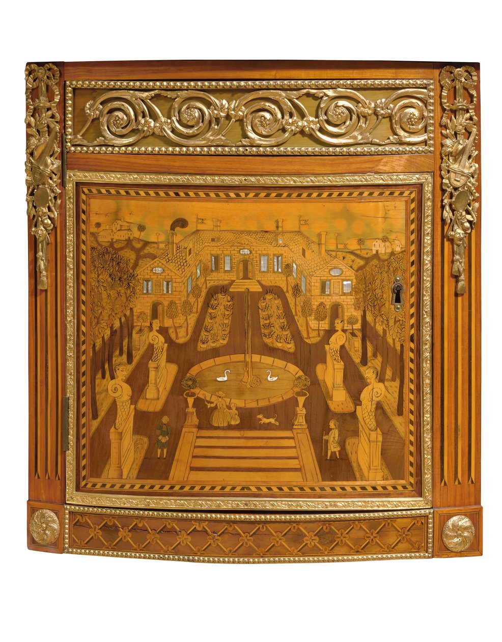 Yksityiskohta Ludvig XVI:n lipasta, n. 1770-1775 tekijältä Jacques Birckle