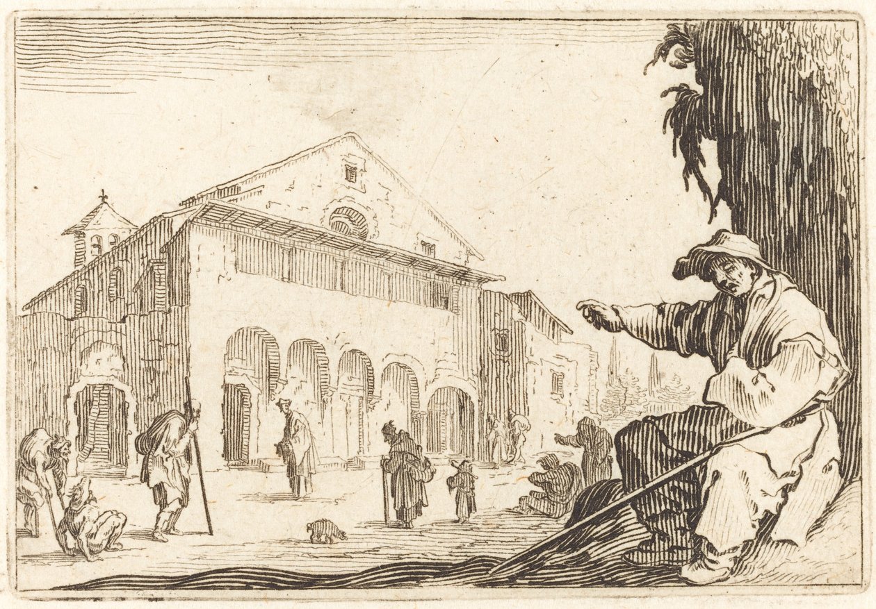 Almshouse tekijältä Jacques Callot