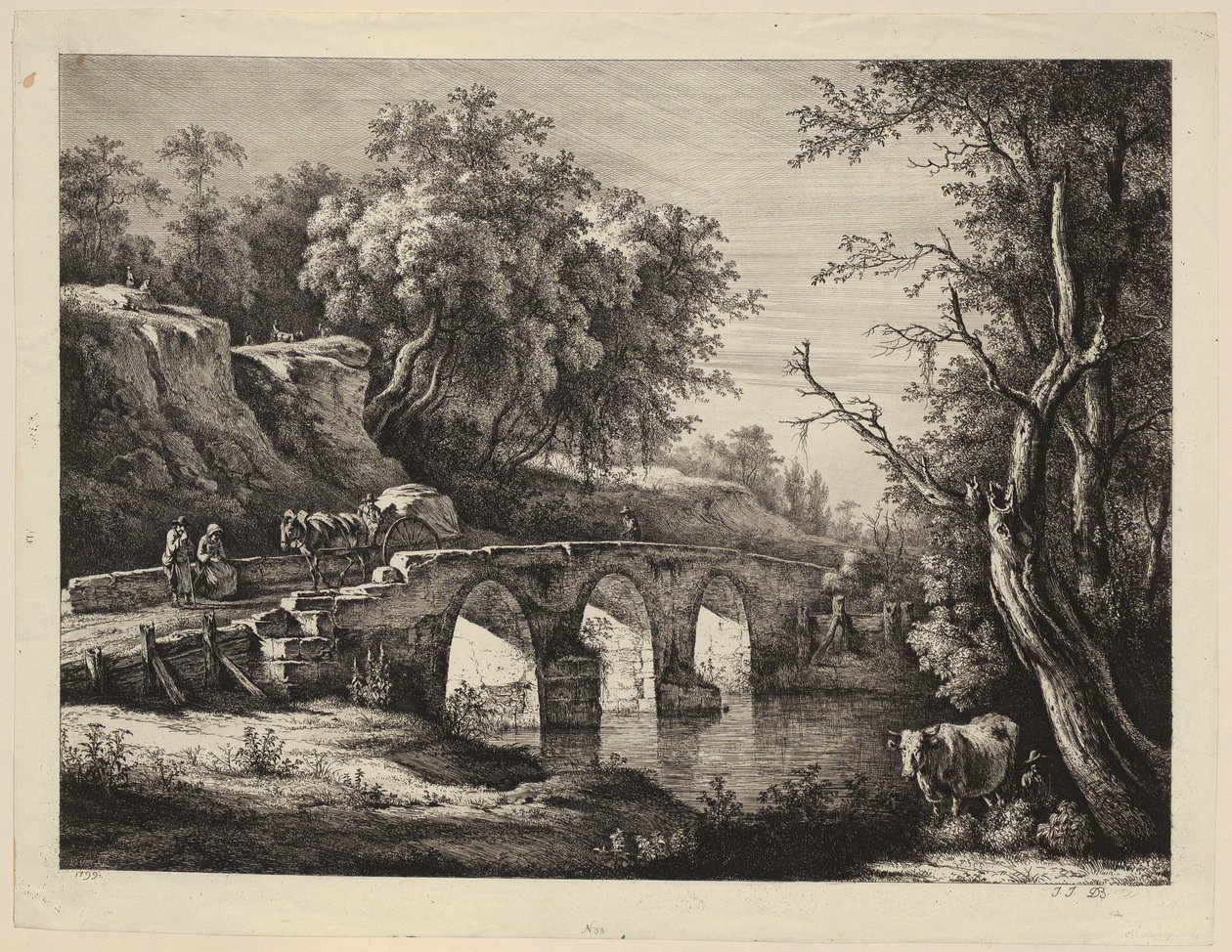 Näkymä Rue Neuvelle Nancyssa tekijältä Jacques Callot