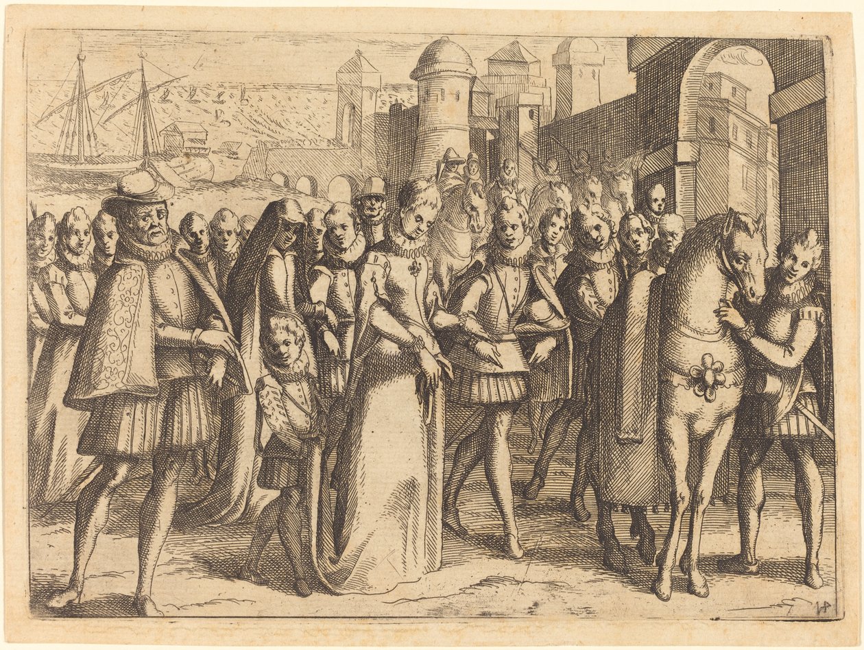 Saapuminen Valenciaan tekijältä Jacques Callot