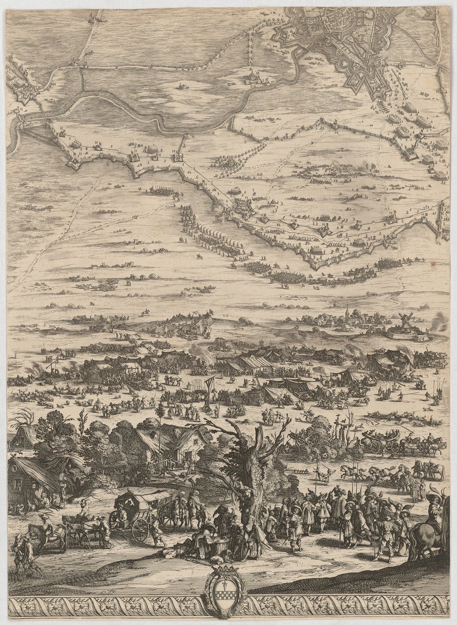 Ote teoksesta ”Bredan taistelu” tekijältä Jacques Callot