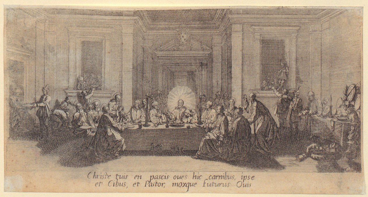Uimarit, sarjan ”Maisemia Giovanni de’ Medicille” 3. arkki tekijältä Jacques Callot
