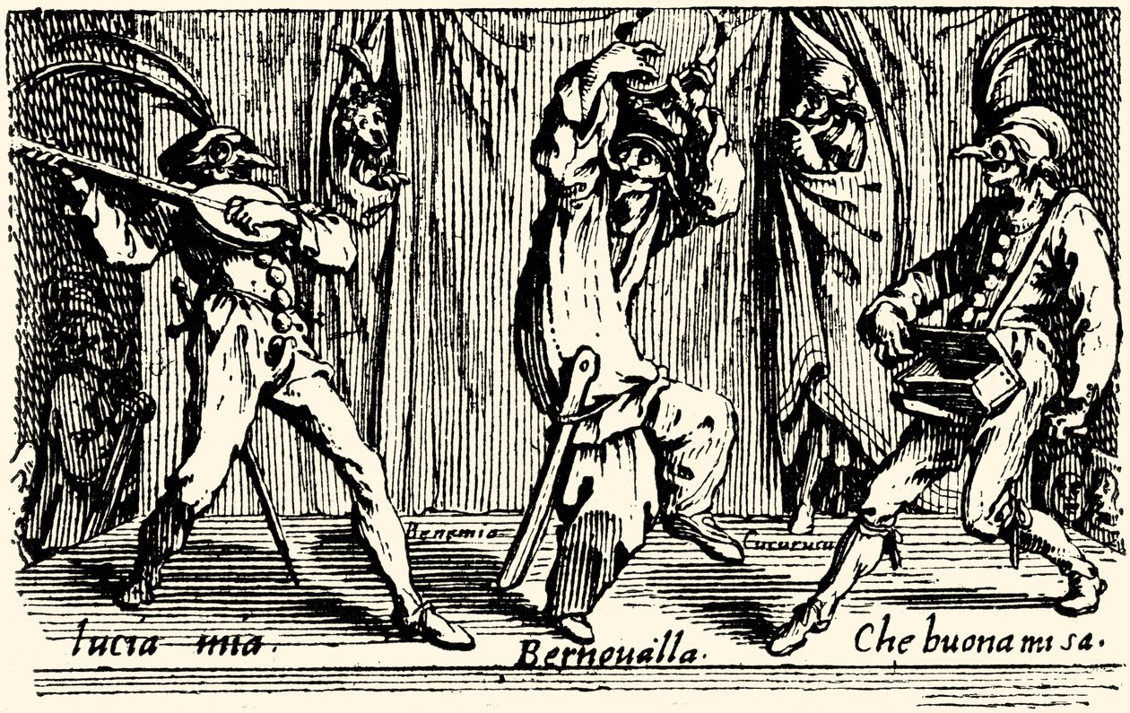 Balls of Sfessania - Jacomo Callotin etsauksista. tekijältä Jacques Callot