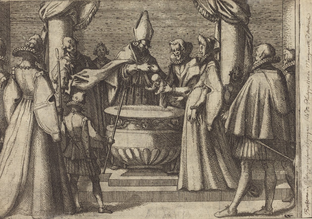 Espanjan prinssin kaste [kääntöpuoli] tekijältä Jacques Callot