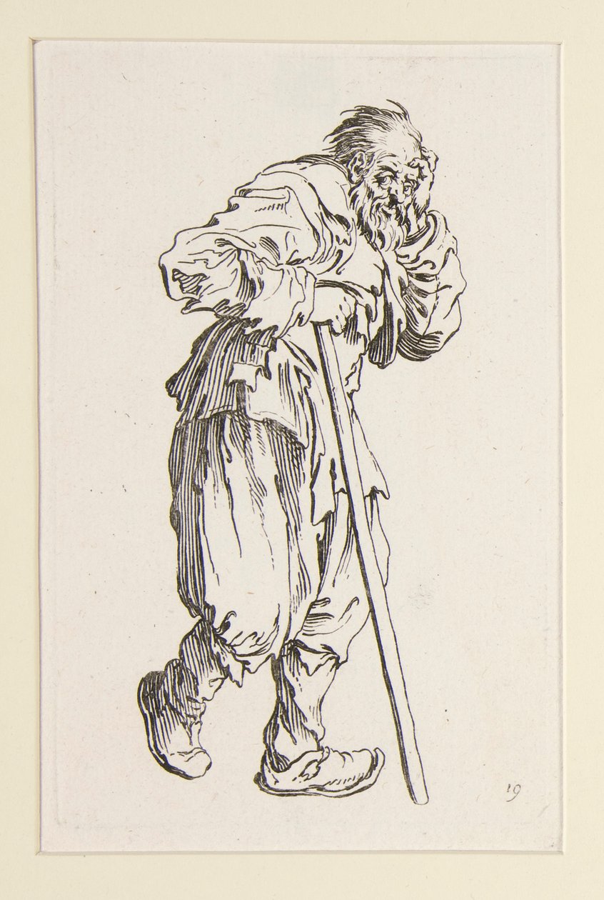 Kerjäläinen kepin varassa, The Beggarsista tekijältä Jacques Callot