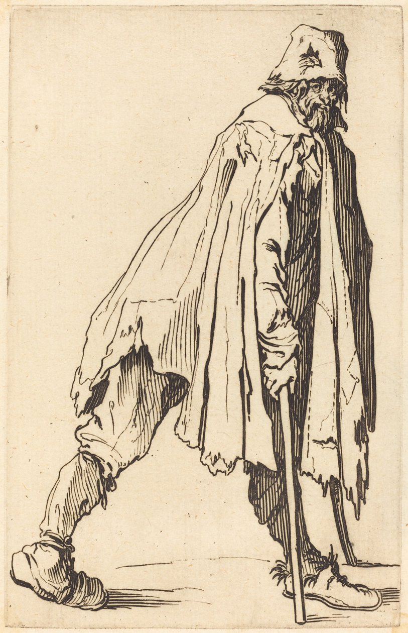 Captaire amb crosses i Capfinnish tekijältä Jacques Callot