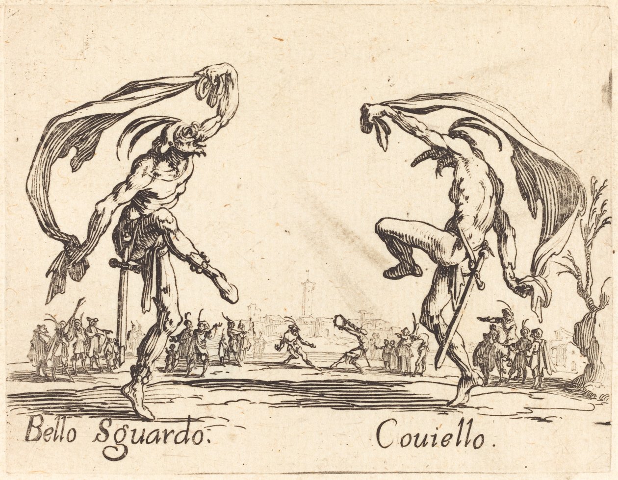 Bello Sguardo ja Coviello tekijältä Jacques Callot