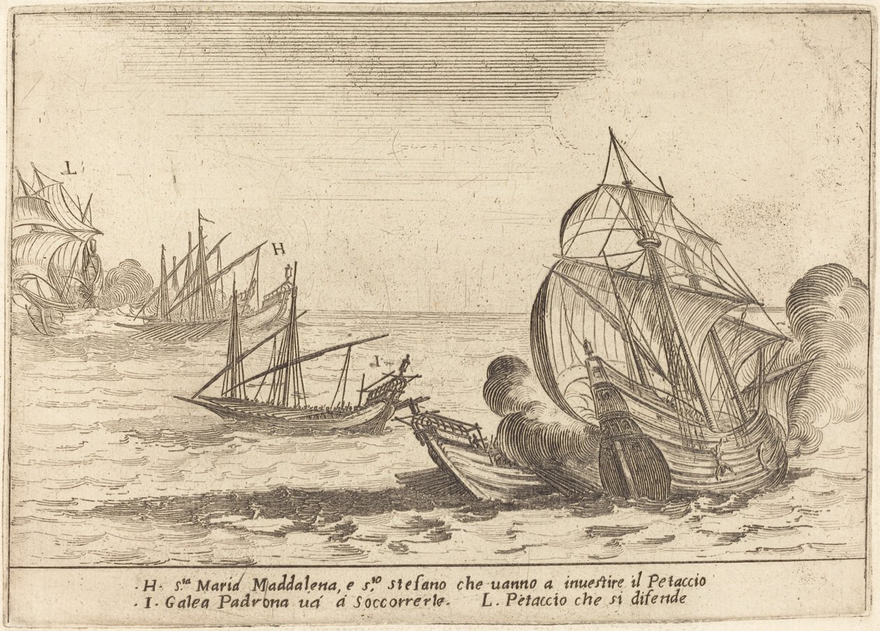 Petaccion kyytiin nouseminen tekijältä Jacques Callot