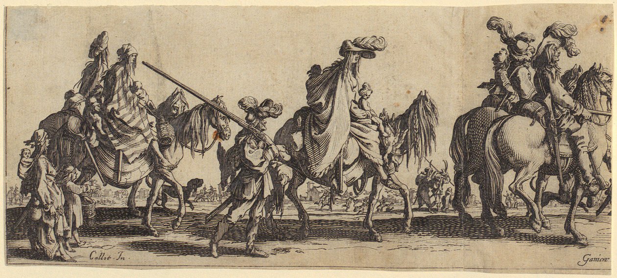 Boheemit [kiertolaiset] matkalla tekijältä Jacques Callot