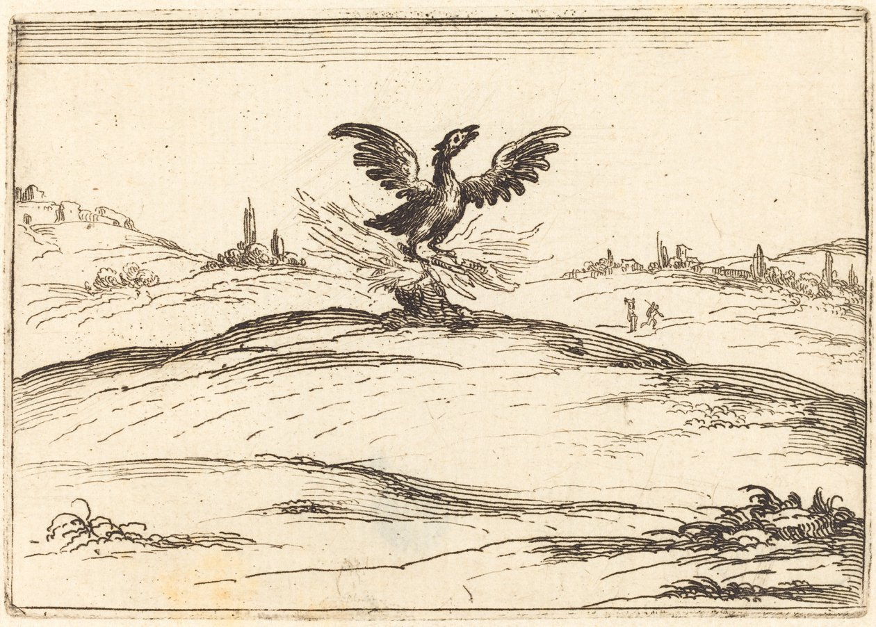 Polttava Phoenix tekijältä Jacques Callot
