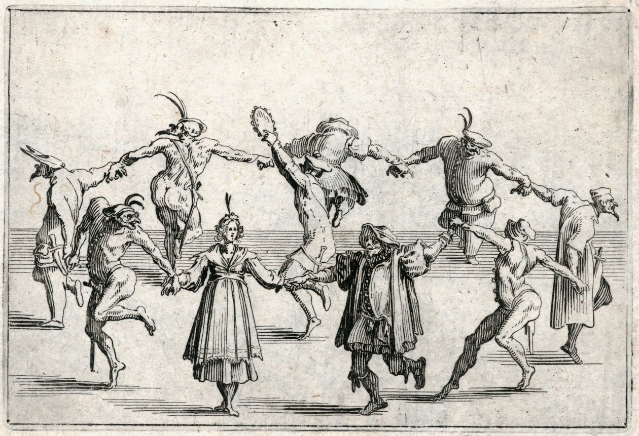 Eri lukujen kapriisit tekijältä Jacques Callot