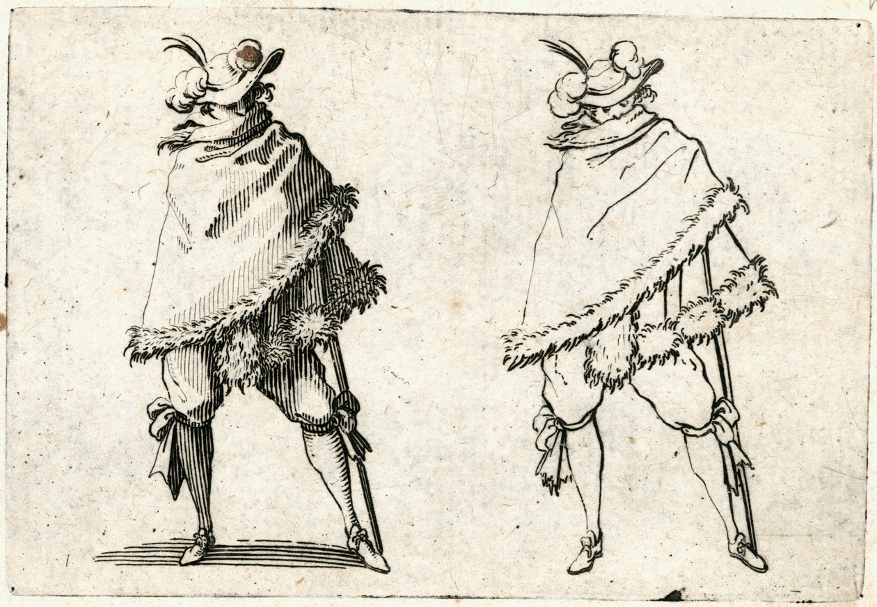Eri lukujen kapriisit tekijältä Jacques Callot
