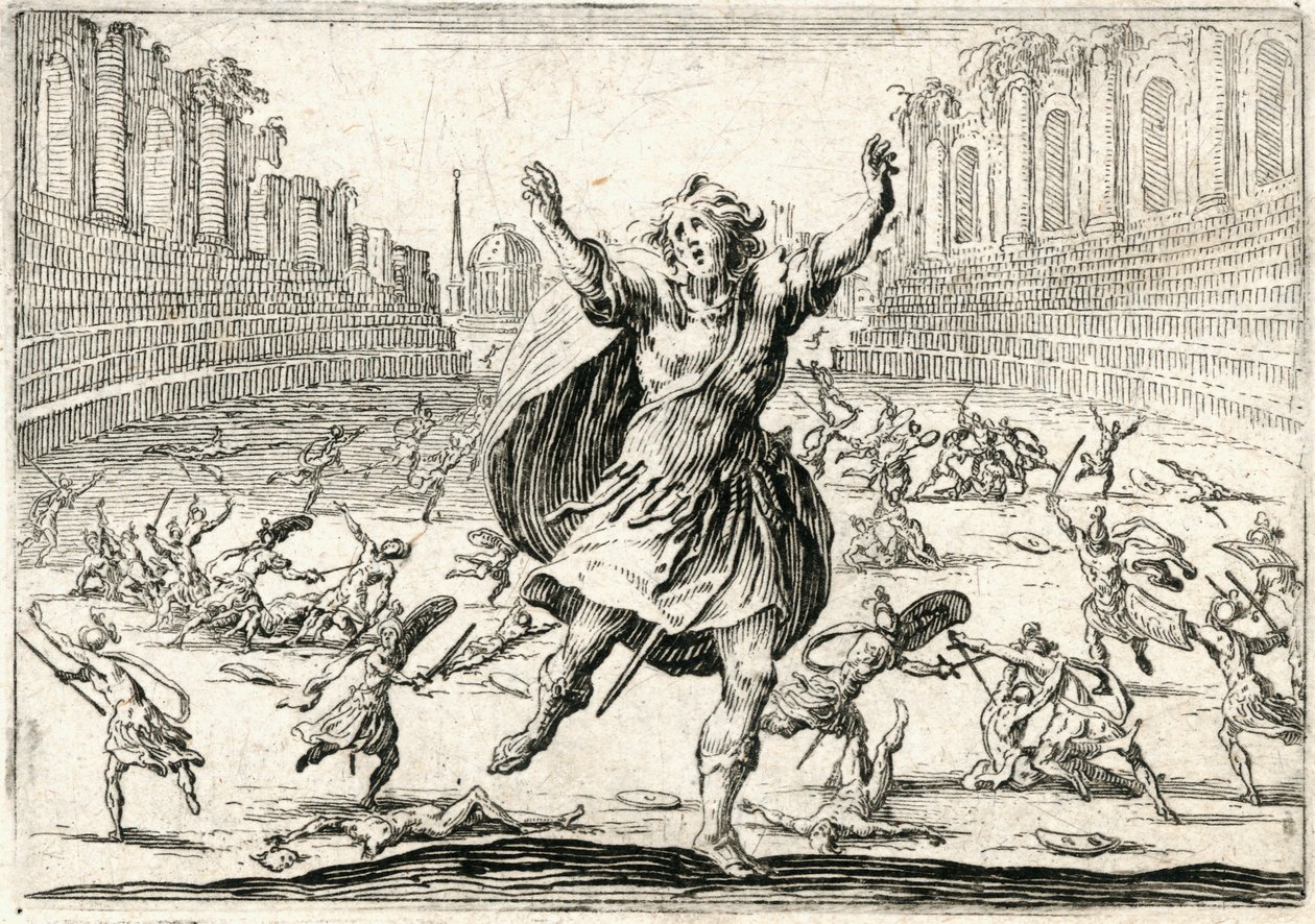 Eri lukujen kapriisit tekijältä Jacques Callot