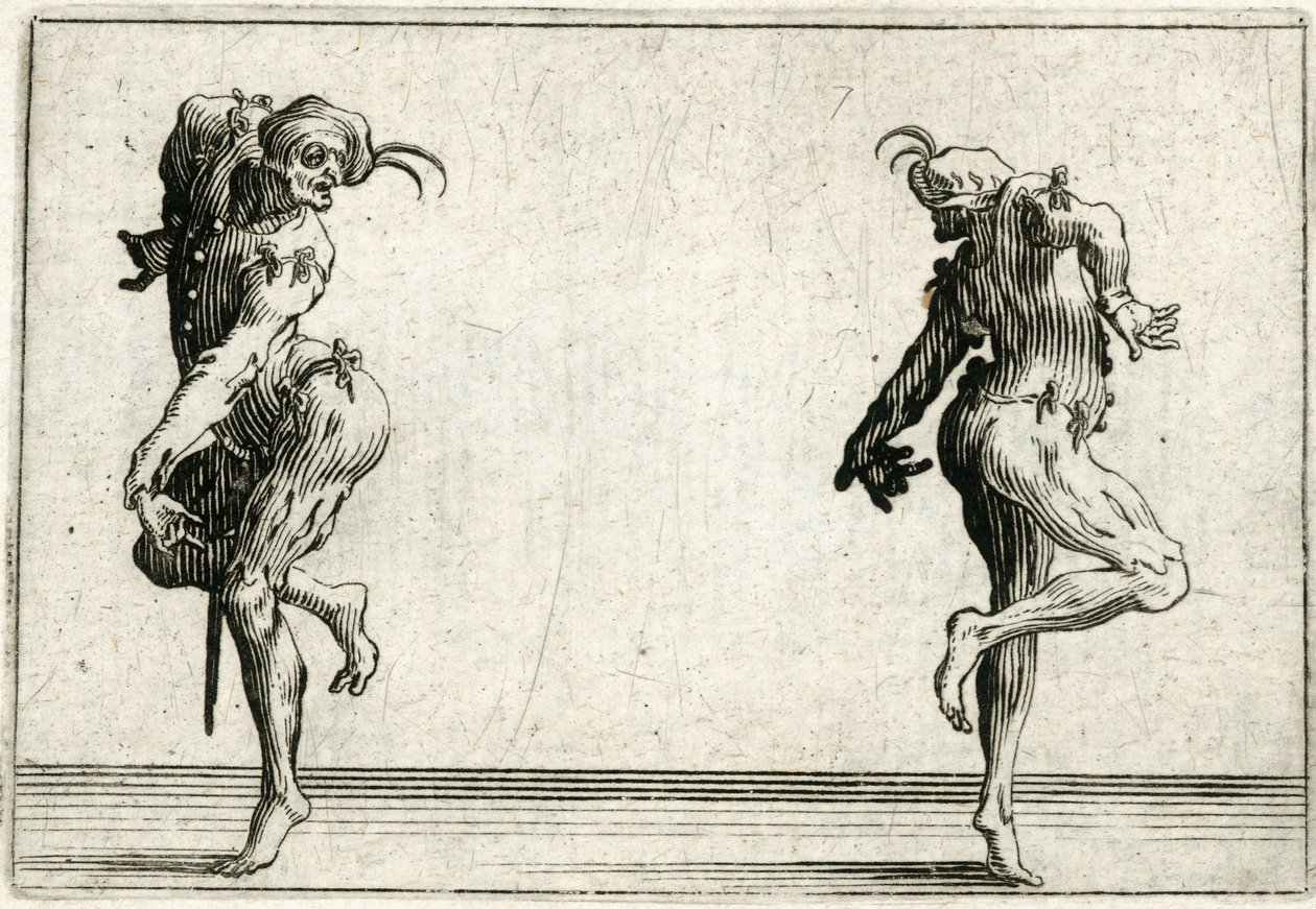 Eri lukujen kapriisit tekijältä Jacques Callot