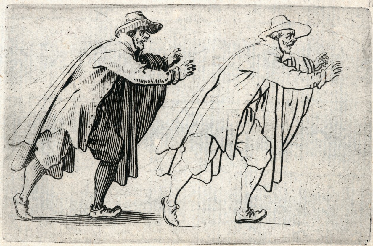 Eri lukujen kapriisit tekijältä Jacques Callot